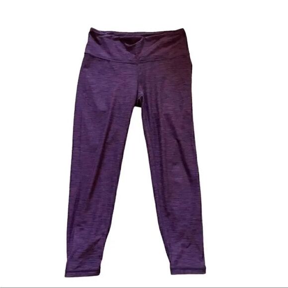 PrAna Purple Capri Women’s Solid Leggings Yoga Sporty Athletic Pants SZ XS - Picture 1 of 12
